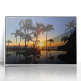 Framed acrylic print of Cabo San Lucas scenery in pastel shades, ideal for modern art wall decor.