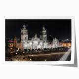 Extra large rolled print of Mexico City scenery in vibrant hues, ideal for art wall dining room.
