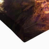 Black and white landscape art painting of Yucatan on stretched canvas, ideal for bedroom wall art.