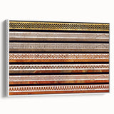 Vintage poster art of Middle Eastern scenery on framed canvas, featuring colorful art in extra large size.