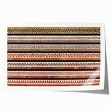 Extra large rolled print depicting a Middle-Eastern Oman scenery in muted earth tones, ideal for dining room wall art.