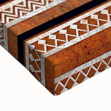 Black and white landscape painting of Oman scenery on large stretched canvas, suitable for bedroom wall art.