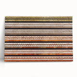 Black and white panoramic photo of Oman landscape on stretched canvas, ideal for kitchen wall art or bedroom.