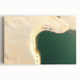 Black and white stretched canvas featuring the Riyadh skyline, ideal for kitchen wall art.