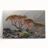 Black and white stretched canvas featuring a Middle Eastern cityscape, ideal for kitchen wall art or bedroom ambiance.