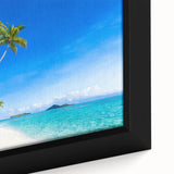 Extra large black wall art featuring a textured, colorful abstract design on a framed canvas, ideal for living room decor.