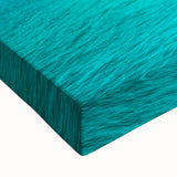 Black and white landscape painting of Bora Bora on stretched canvas, ideal for bedroom wall art.