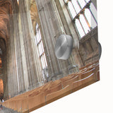 Large abstract wall art depicting the Canterbury, New Zealand scenery in muted earth tones on acrylic glass.