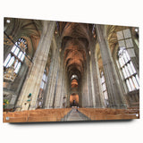 Large abstract wall art depicting the Canterbury, New Zealand scenery in muted earth tones on acrylic glass.