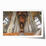 Extra large rolled print of Canterbury, New Zealand scenery with vibrant green and blue tones.