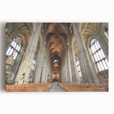 Black and white photograph of Canterbury, New Zealand on stretched canvas, ideal for kitchen art.