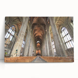 Black and white photo of Canterbury, New Zealand on stretched canvas, ideal for kitchen wall art.