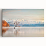 Black and white photo of Otago, New Zealand on stretched canvas, ideal for kitchen wall art.