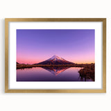 Extra large wall art featuring an abstract depiction of Taranaki.