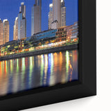 Extra large framed canvas featuring a textured, colorful abstract design with black accents, ideal for living room decor.