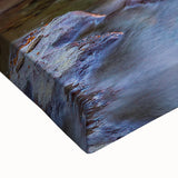 Black and white landscape art painting of an Argentinian scenery on stretched canvas, ideal for bedroom wall art.