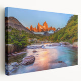 Large art depicting a vibrant Argentinian landscape on stretched canvas, ideal for kitchen wall art.