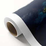 Art deco poster of a scenic Venezuelan landscape in muted earth tones, printed on rolled canvas, ideal for nursery wall art.