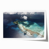 Extra large rolled print of a Venezuelan landscape with vibrant green tones, ideal for art wall dining room.