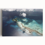 Black and white photograph of a Venezuelan landscape on large stretched canvas, suitable for kitchen wall art.