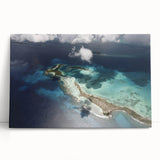 Black and white stretched canvas of a Venezuelan landscape, ideal for kitchen wall art or bedroom decor.