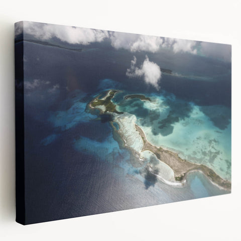 Large canvas print of a Venezuelan landscape in muted earth tones, ideal for kitchen wall art.