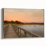 Landscape art painting of Alabama scenery on framed canvas.