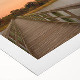 Art deco poster featuring Alabama scenery in muted earth tones on rolled canvas, suitable for dining room decor.