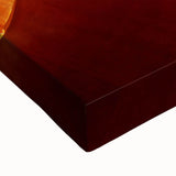 Black and white landscape art painting of Antelope Canyon on stretched canvas, suitable for bedroom wall art.