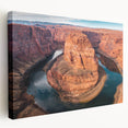 Large art print of Glen Canyon, Arizona, on stretched canvas, featuring earthy red and orange tones.