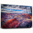 Acrylic print of the Grand Canyon in natural hues, suitable for bedroom or dining room decor.