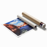 Extra large rolled print of Lake Powell, Arizona, featuring a serene landscape in muted earth tones.