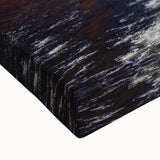 Black and white landscape art painting of Lake Powell on stretched canvas, ideal for bedroom wall art.