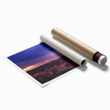 Extra large rolled print of Arizona Sonoran desert with muted earth tones, ideal for classy bathroom wall art.