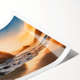 Extra large wall art featuring line art flowers in monochrome tones on rolled print, suitable for large living room decor.