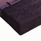 Black and white landscape art painting of Coronado, California on stretched canvas, suitable for bedroom wall decor.