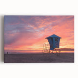 Black and white photo of Coronado, California on stretched canvas, ideal for kitchen wall art.