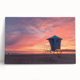 Black and white photograph of Coronado, California on stretched canvas, suitable for kitchen or bedroom wall art.