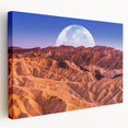 Large canvas print of Death Valley landscape in earth tones, suitable for kitchen wall art.