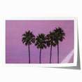 Extra large rolled print of the Hollywood, California scenery in pastel shades, ideal for art wall dining room.