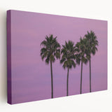 Large canvas print depicting the Hollywood landscape in muted earth tones, ideal for kitchen wall art.