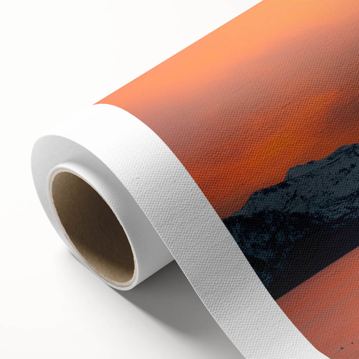 Art Deco-style poster of Lake Tahoe with serene blue and green tones on rolled canvas, ideal for nursery wall art.