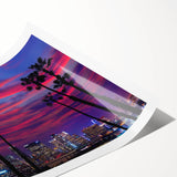 Extra large wall art featuring line art flowers in monochrome, rolled print format, ideal for large living room spaces.