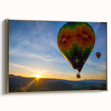 Framed canvas of a vintage-style Napa Valley landscape in muted gold and black tones, suitable as wall art for a bedroom.