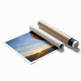 Extra large rolled print of Napa Valley scenery featuring floral elements in soft color tones.