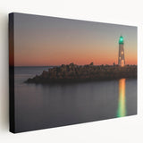 Large canvas print of Santa Cruz scenery in muted earth tones, ideal for kitchen wall art.
