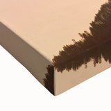 Large art of Yosemite landscape in black and white on stretched canvas, ideal for bedroom wall decor.