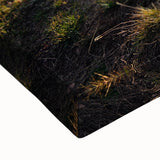 Black and white landscape art painting of Vail, Colorado on stretched canvas, suitable for bedroom wall decor.