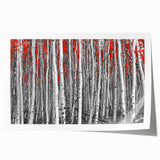 Rolled print of Aspen, Colorado scenery in vibrant autumn colors, ideal for dining room wall art.
