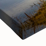 Black and white landscape art painting of Colorado Springs on large stretched canvas, ideal for bedroom wall decor.